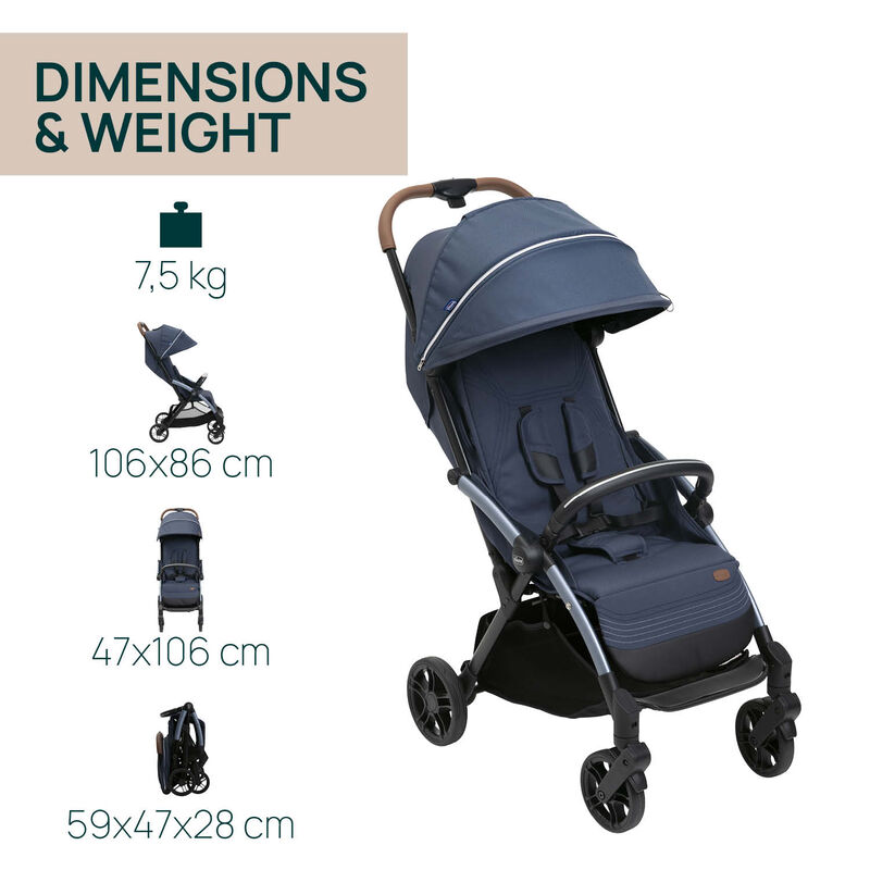 Goody XPlus Radiant Blue Stroller image number 3